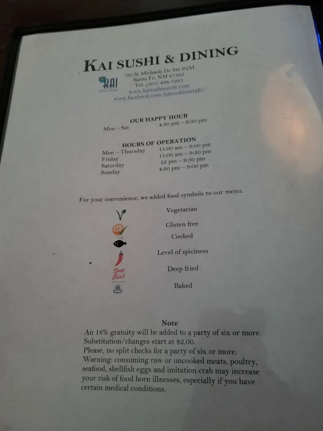 Menu 3