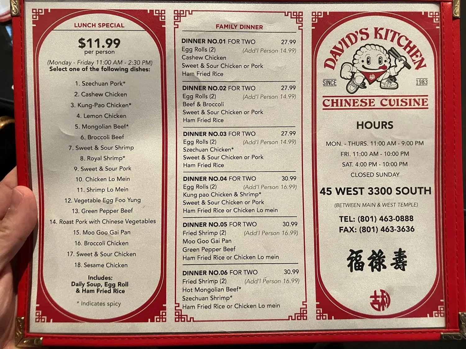 Menu 2