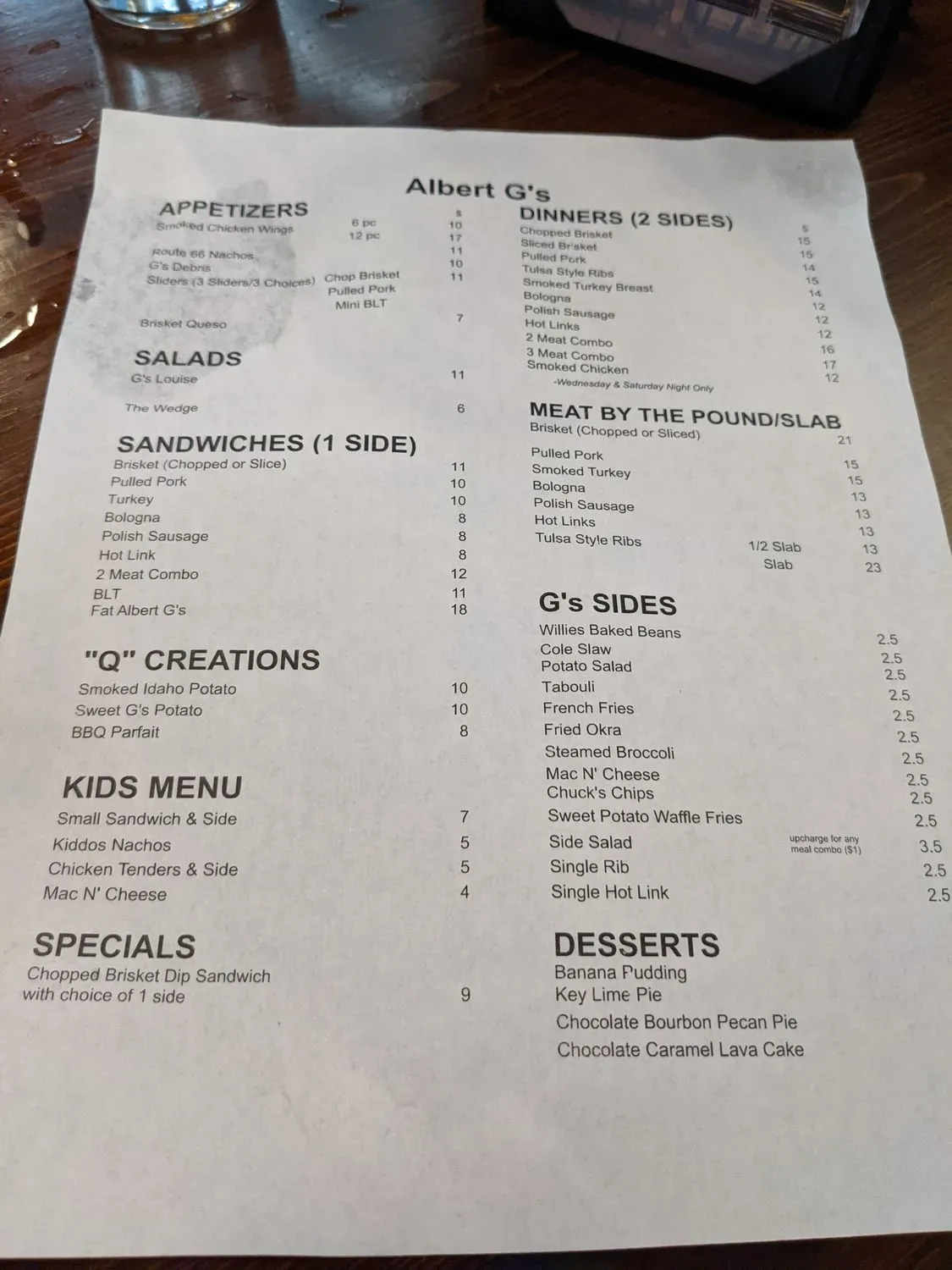 Menu 4