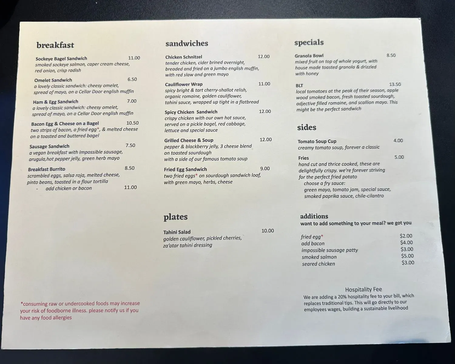 Menu 3