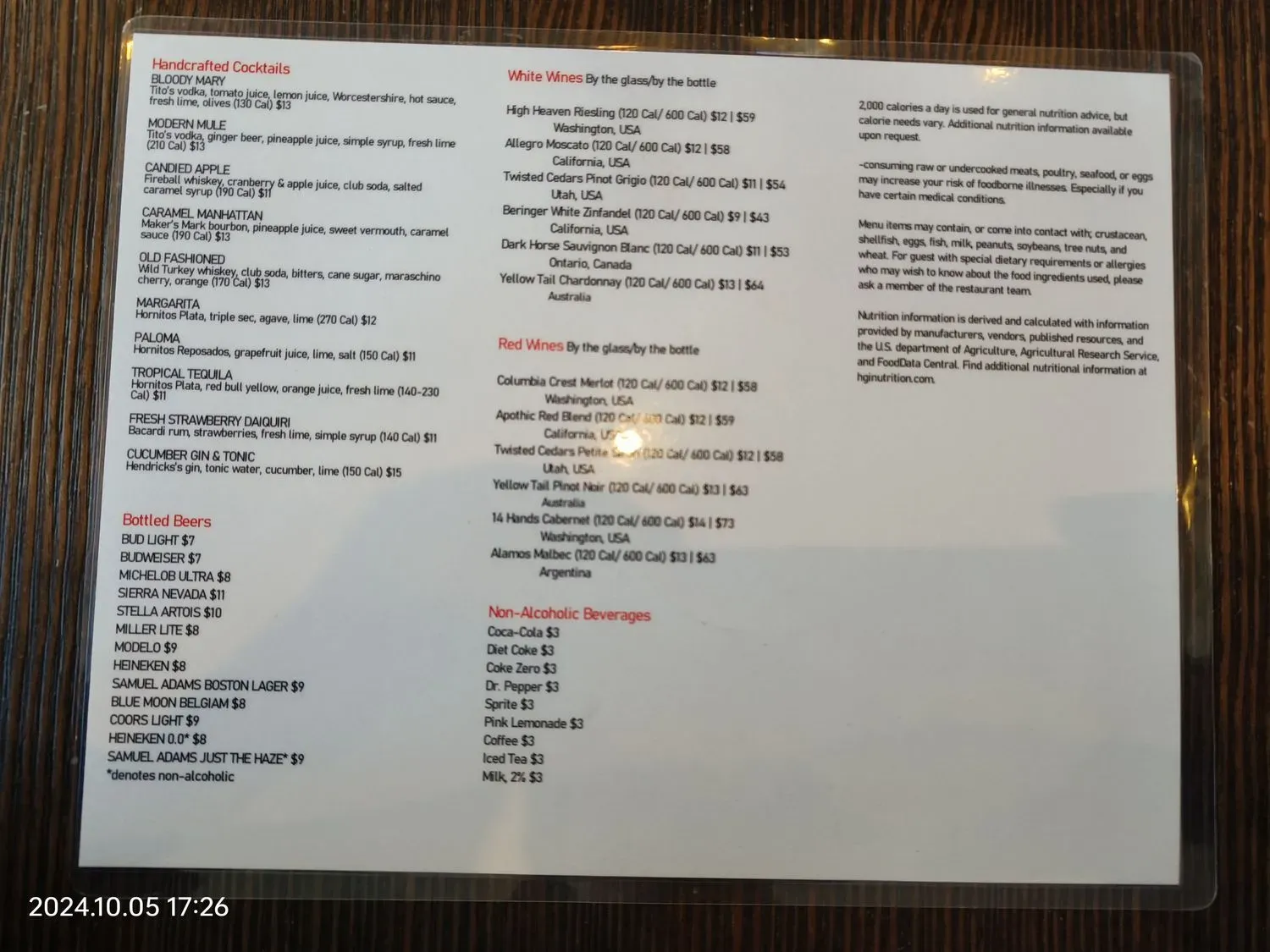 Menu 2