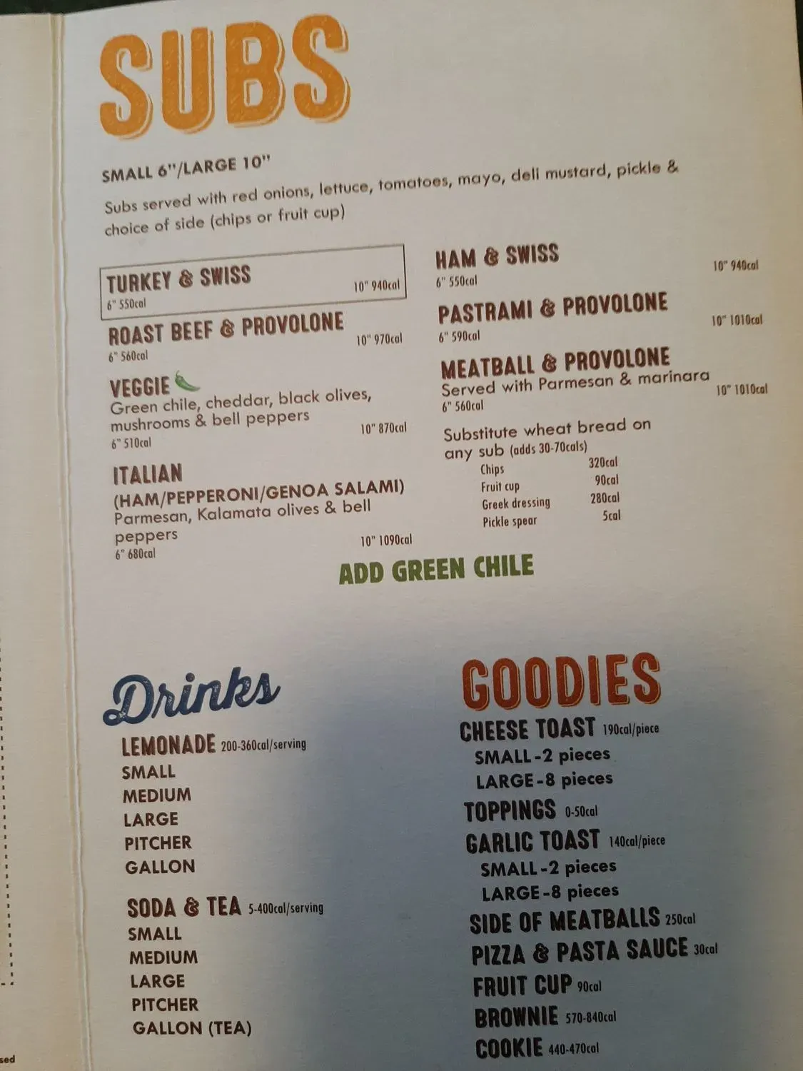 Menu 2