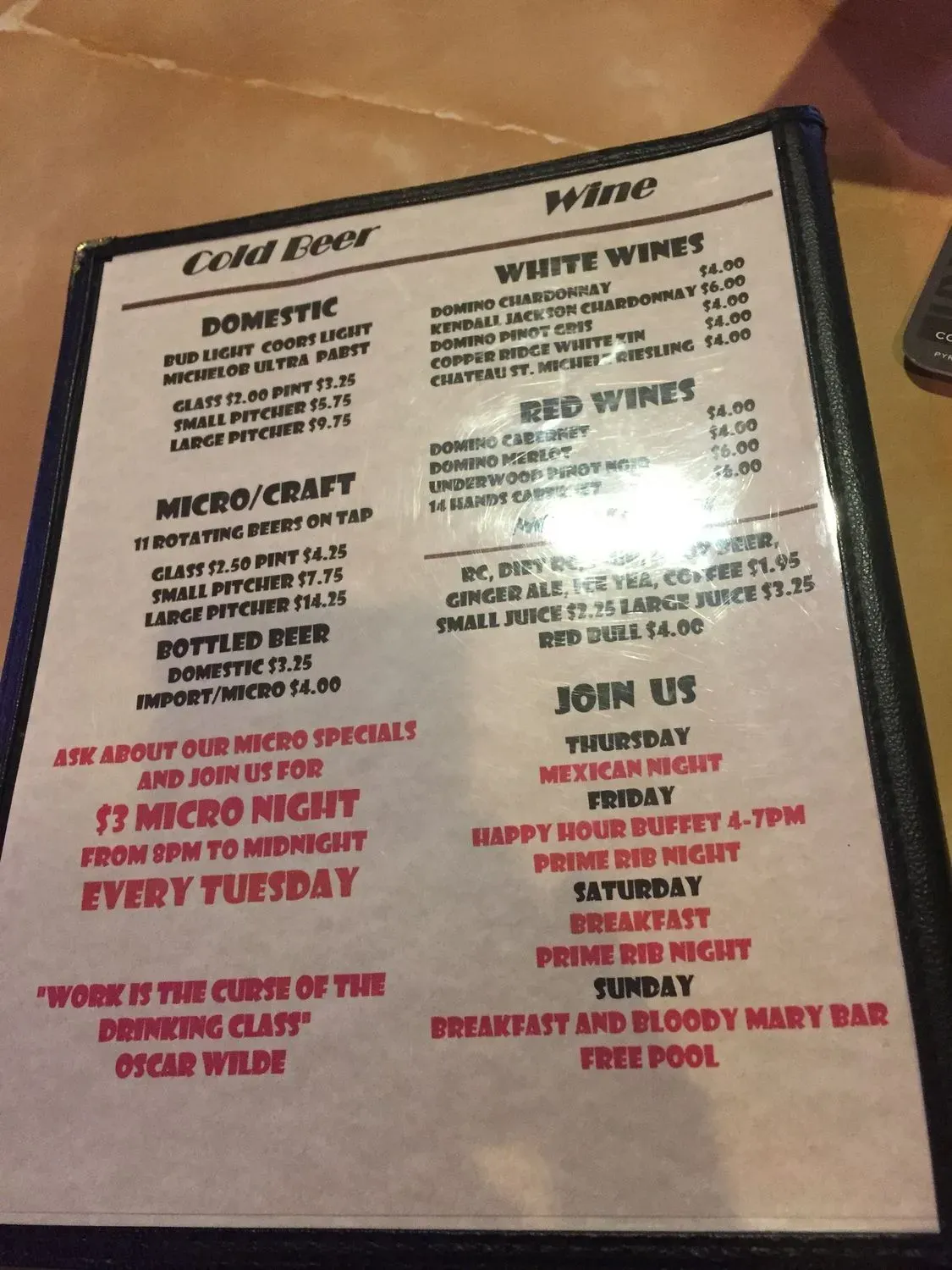 Menu 6