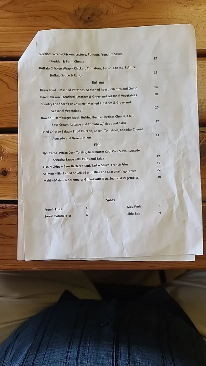 Menu 4