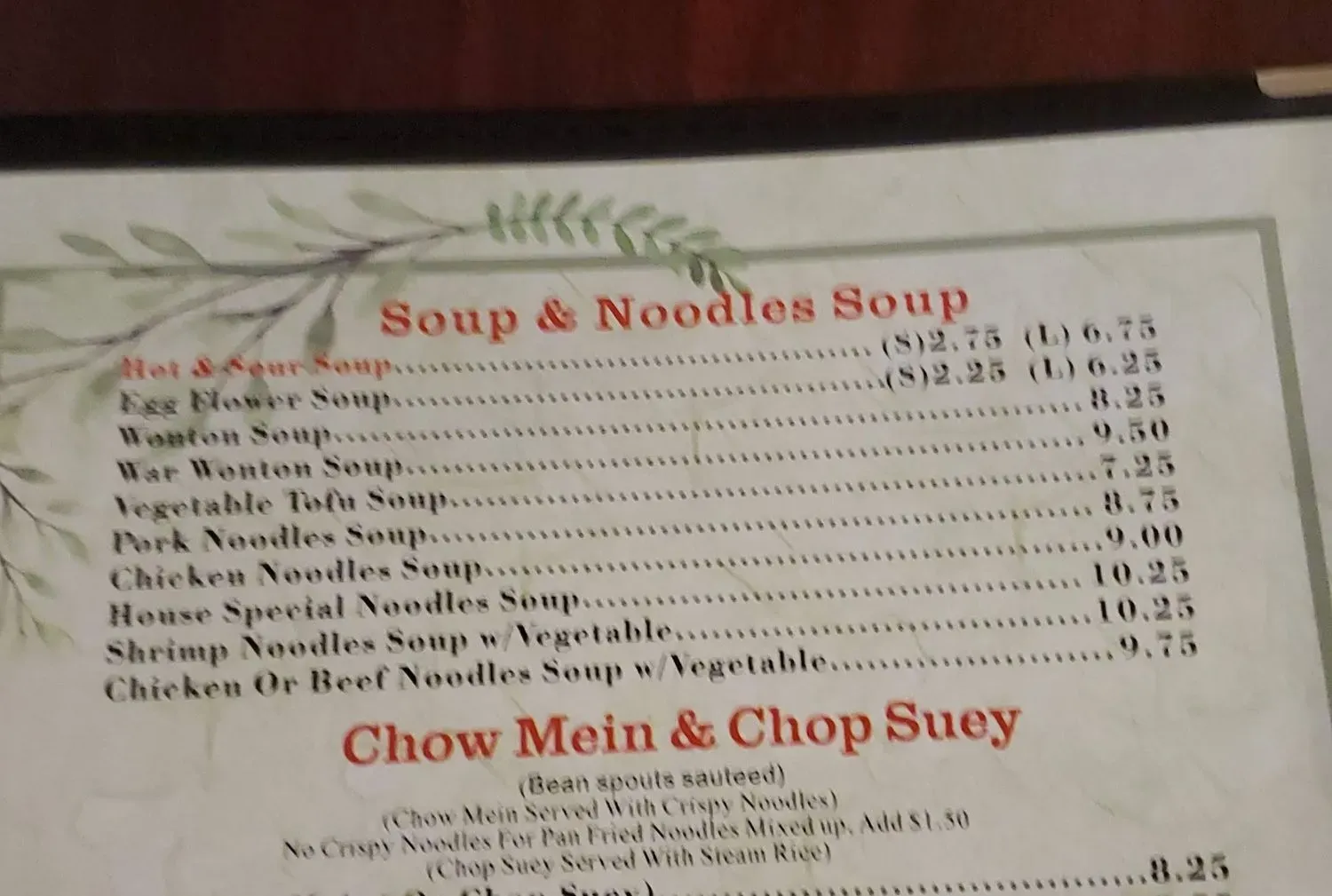 Menu 2