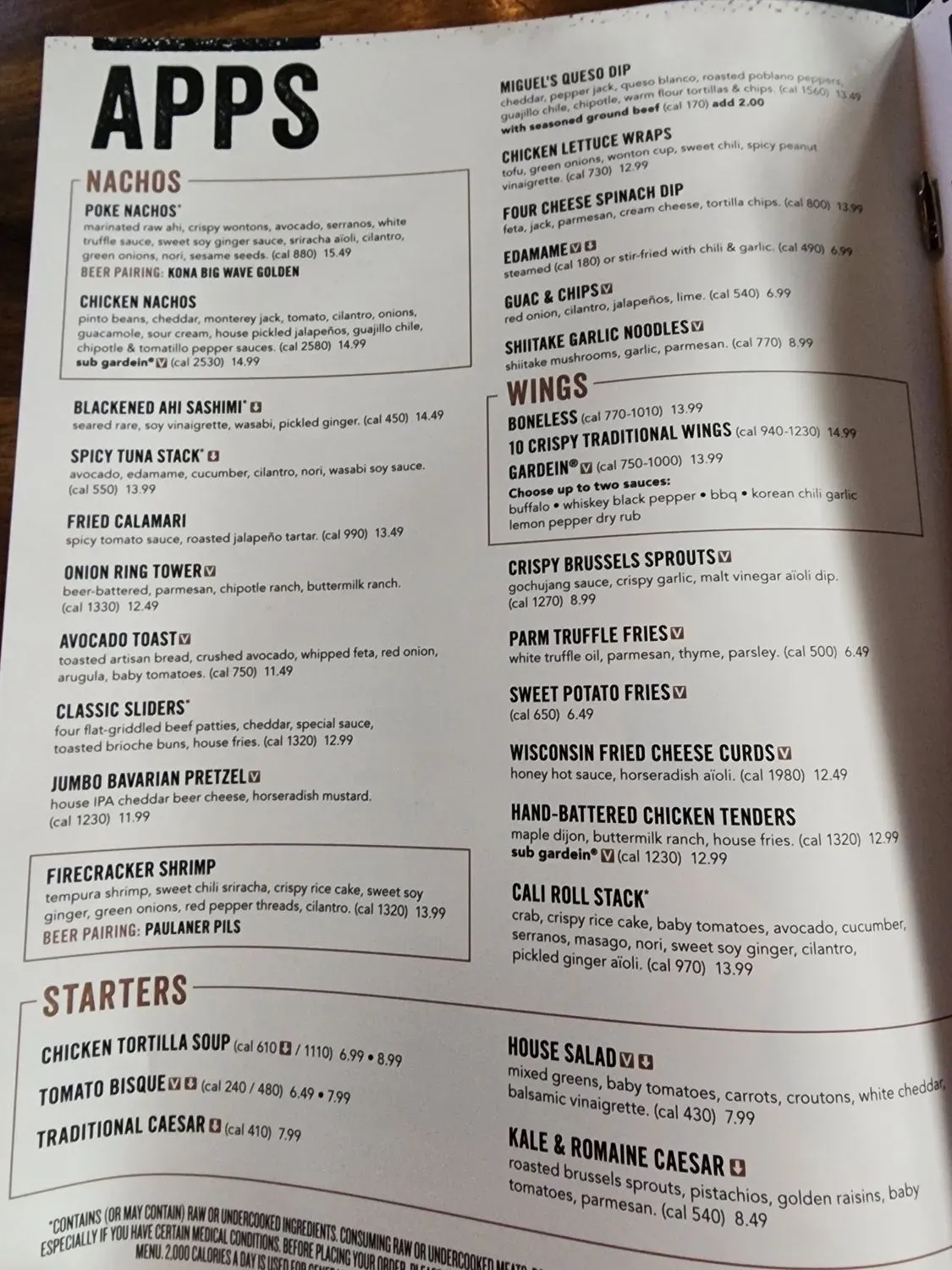 Menu 5