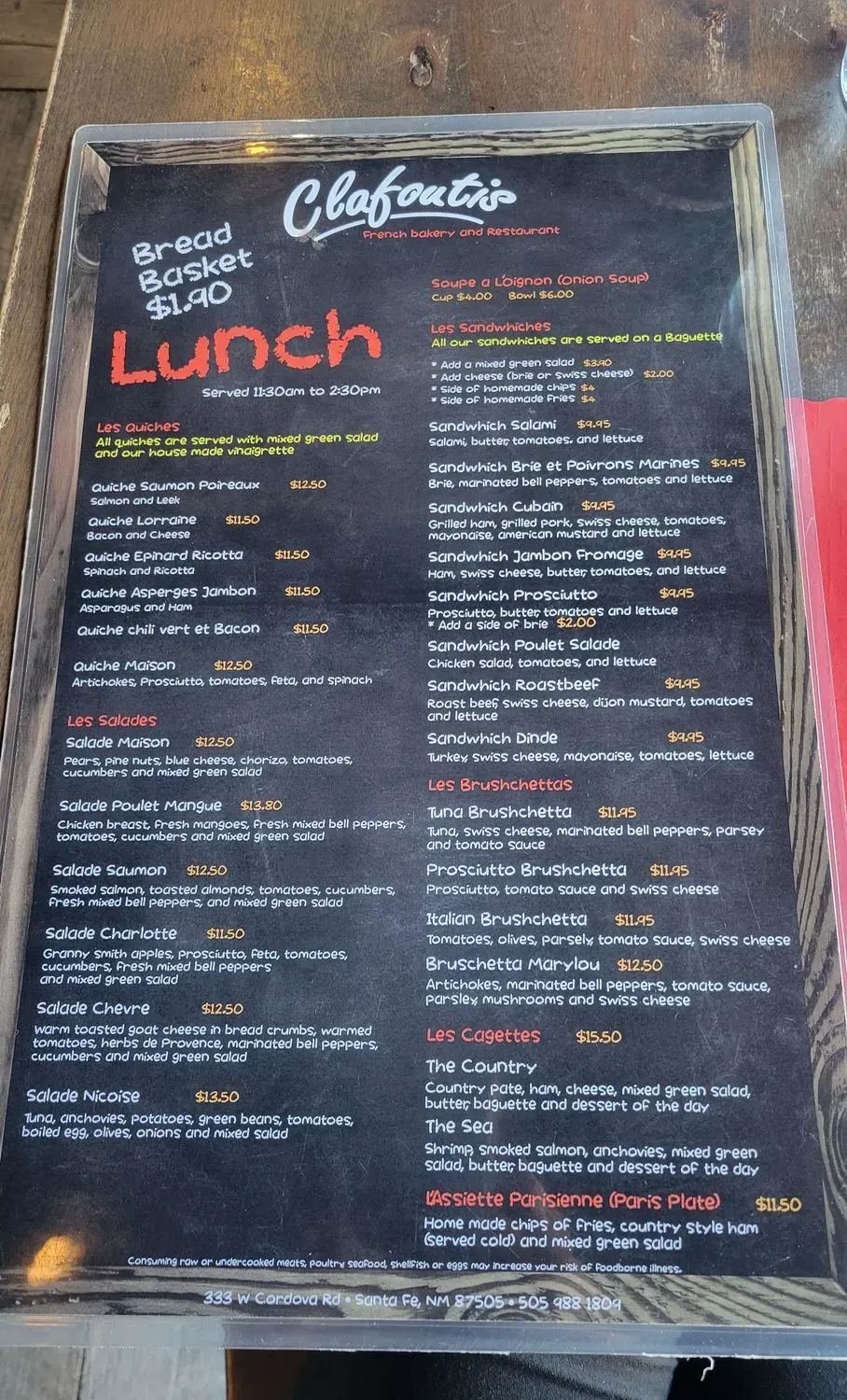 Menu 3