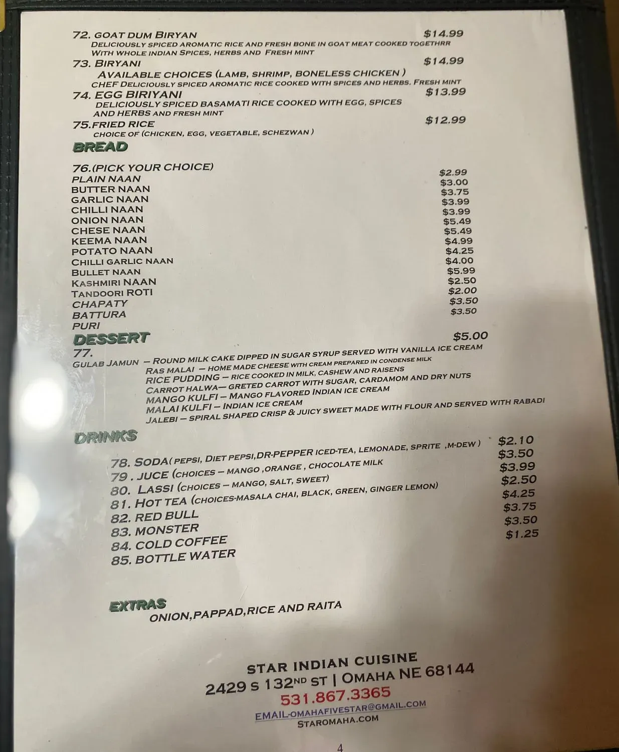 Menu 4