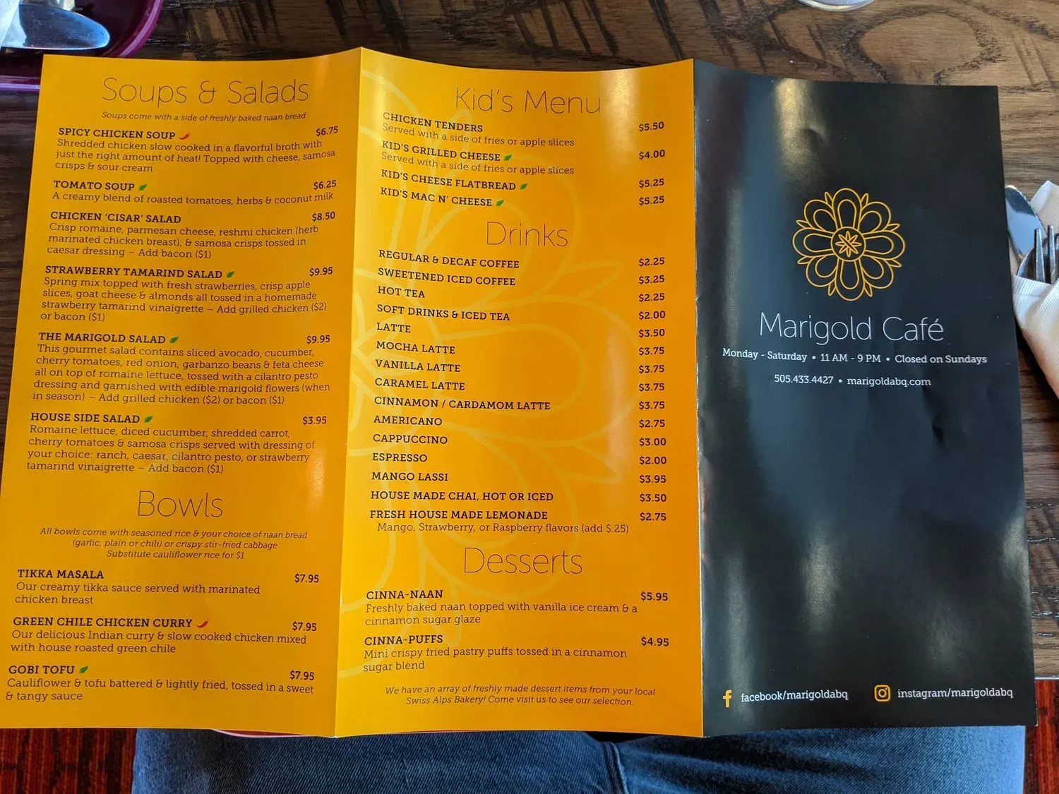 Menu 6