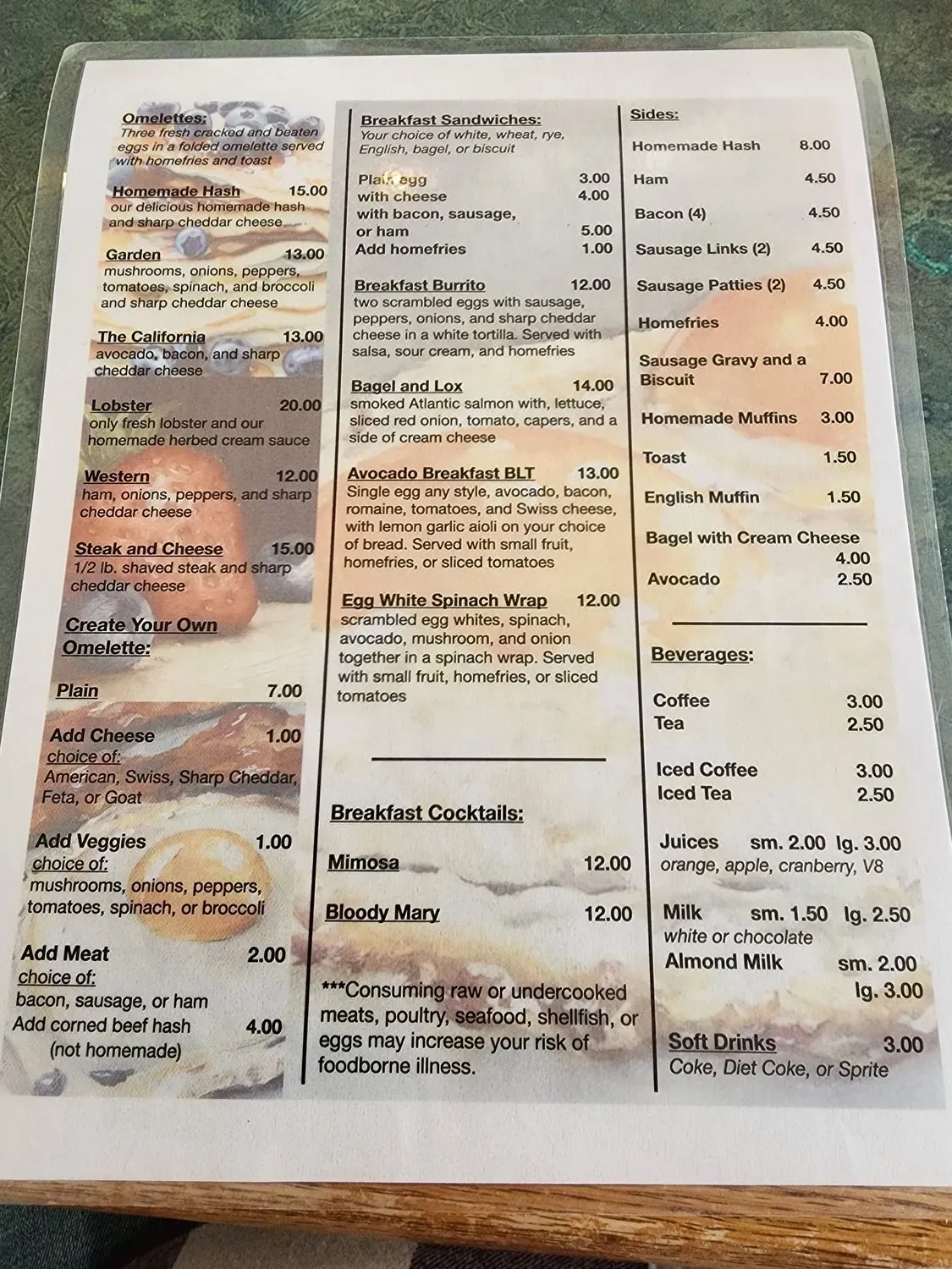 Menu 4