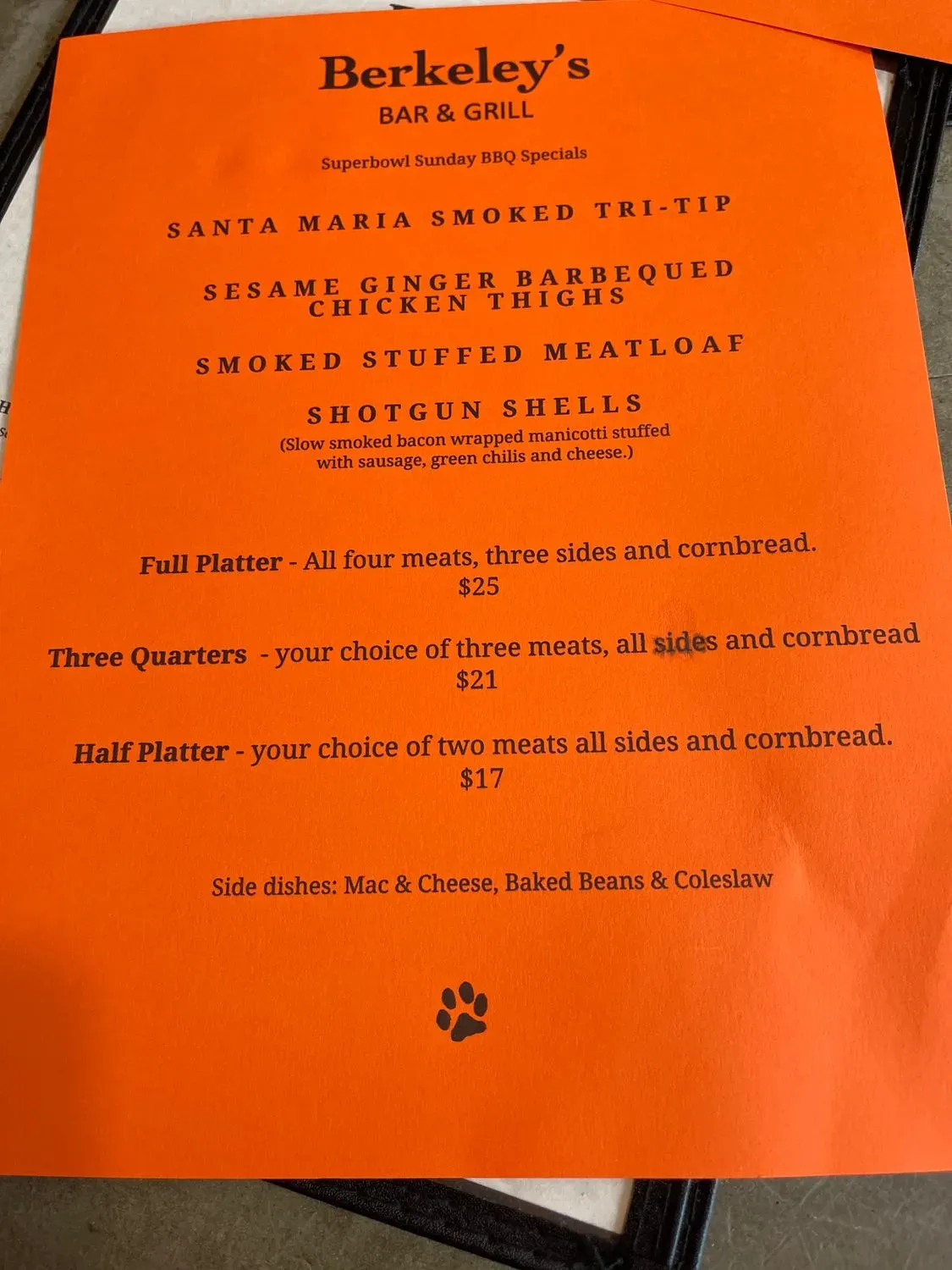Menu 2