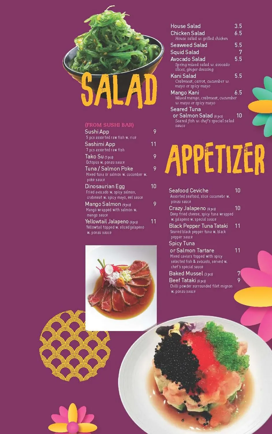 Menu 5