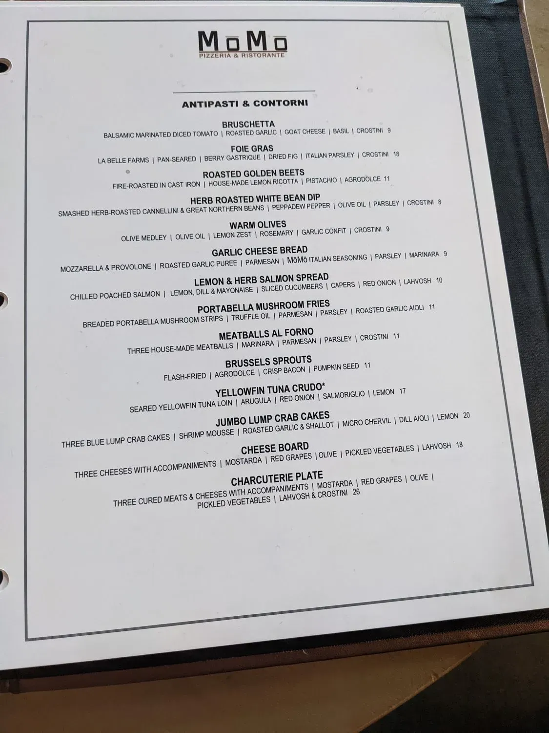 Menu 2