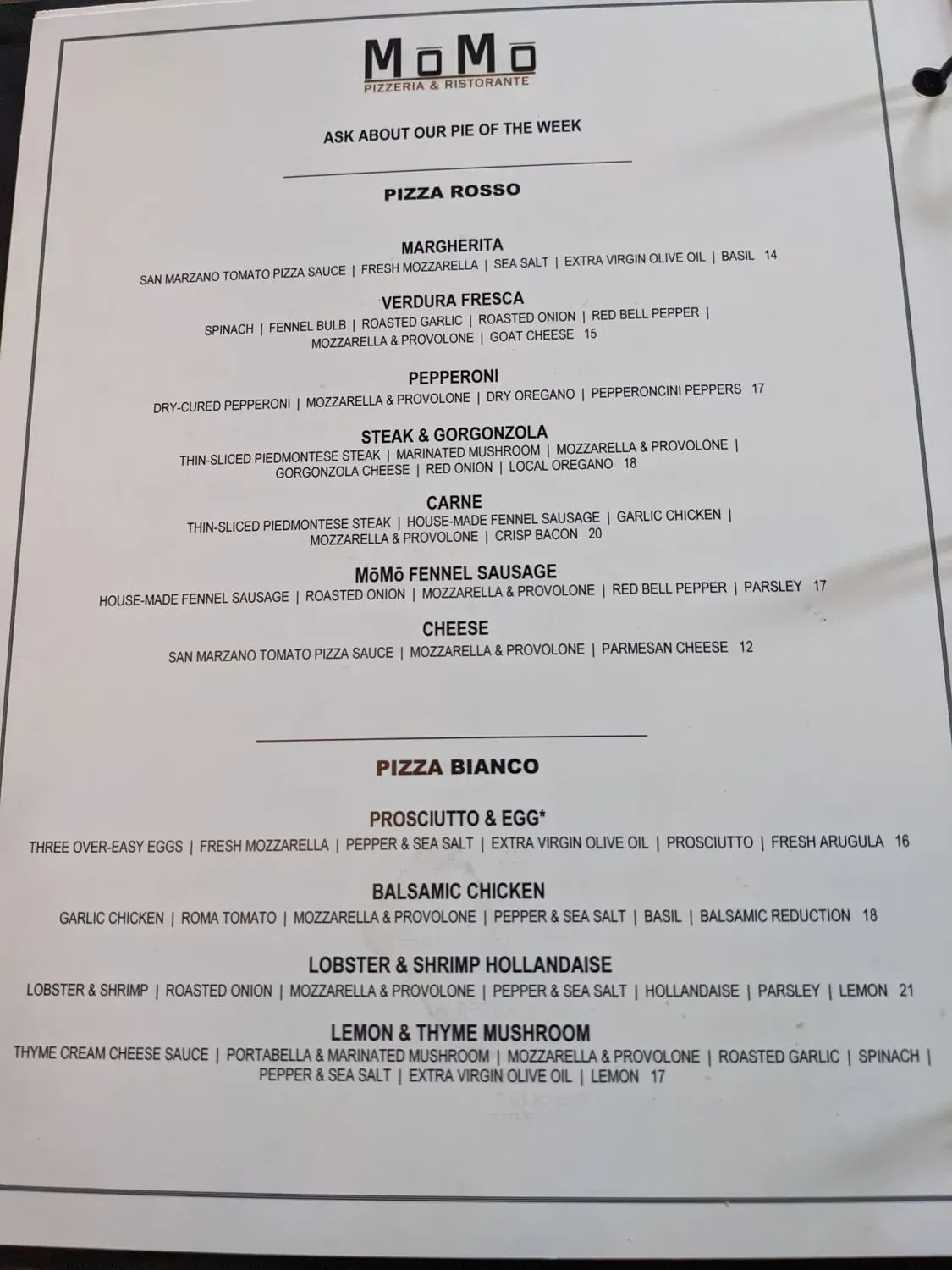 Menu 4