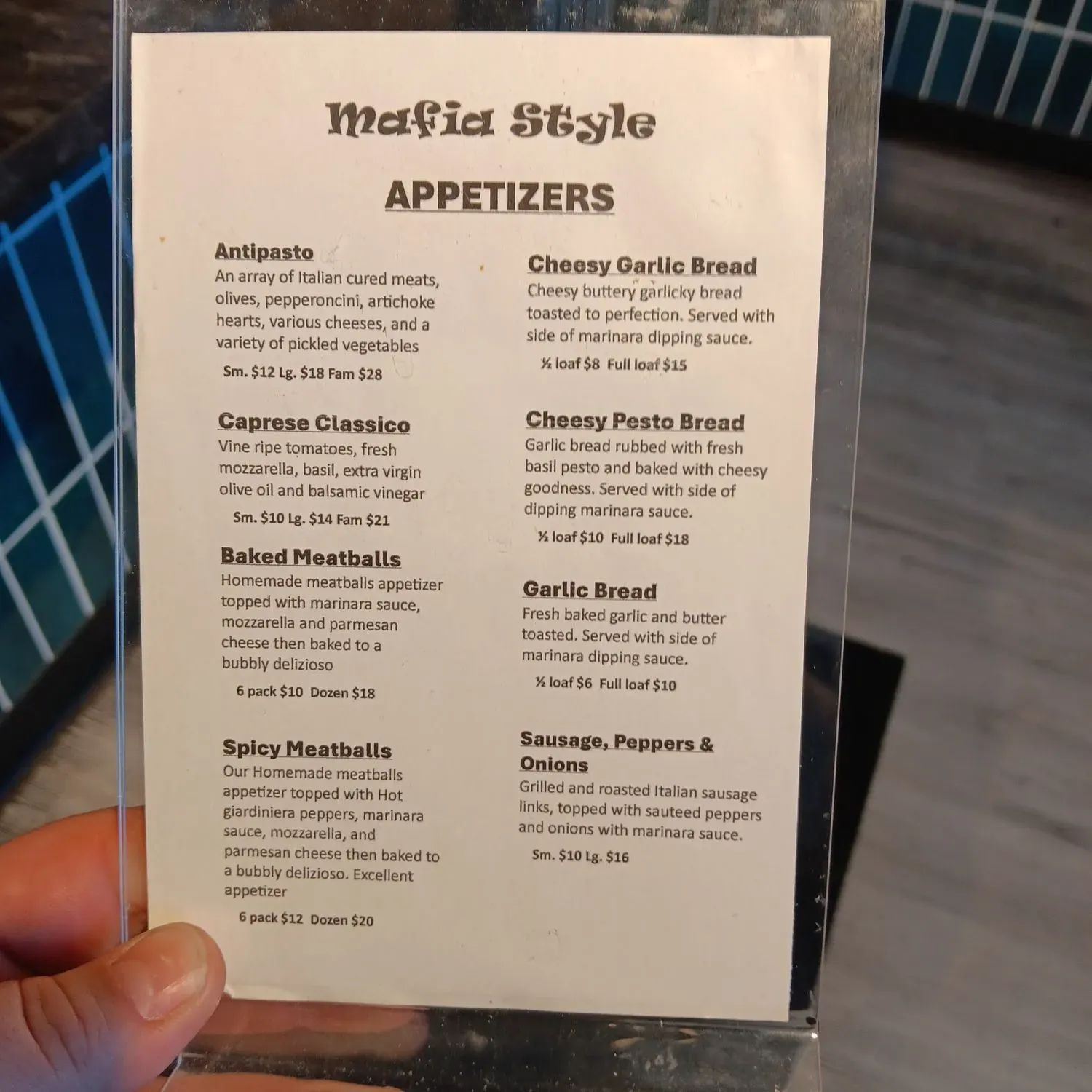 Menu 6