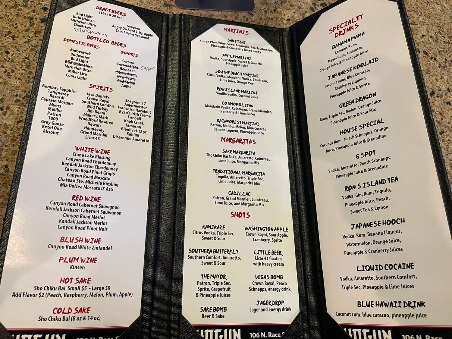 Menu 2