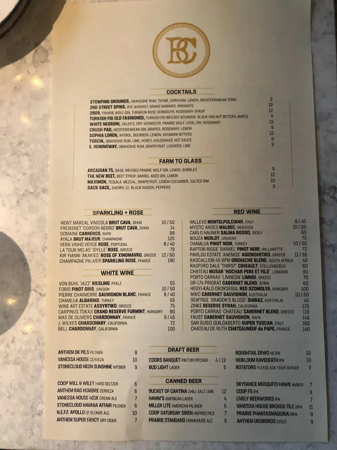 Menu 6