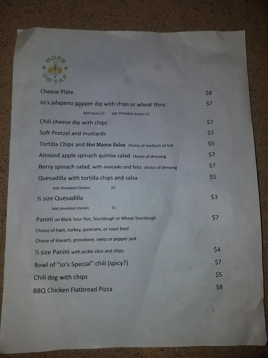 Menu 3