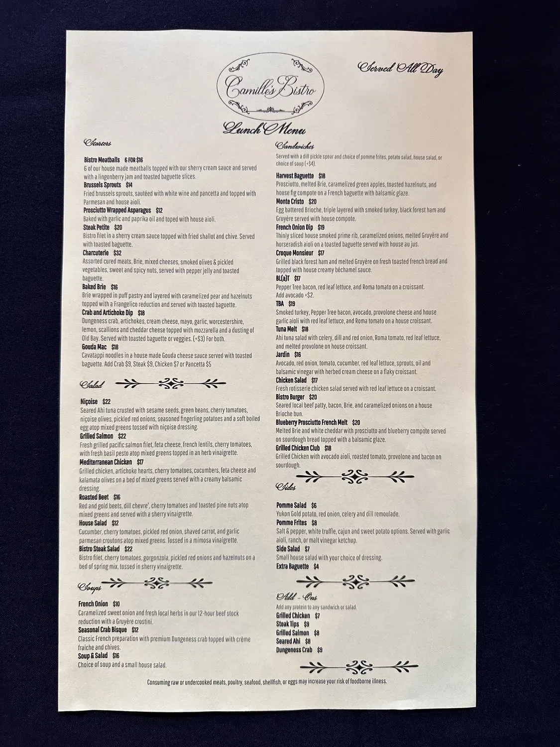 Menu 3