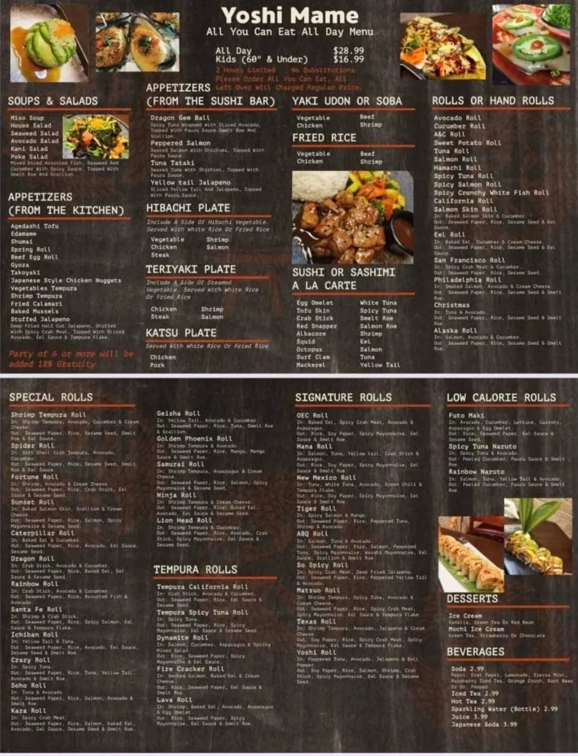 Menu 6