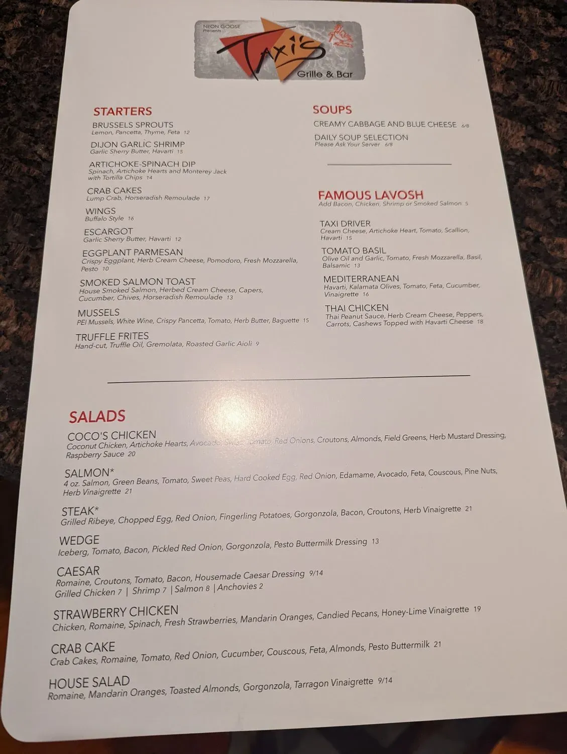 Menu 4