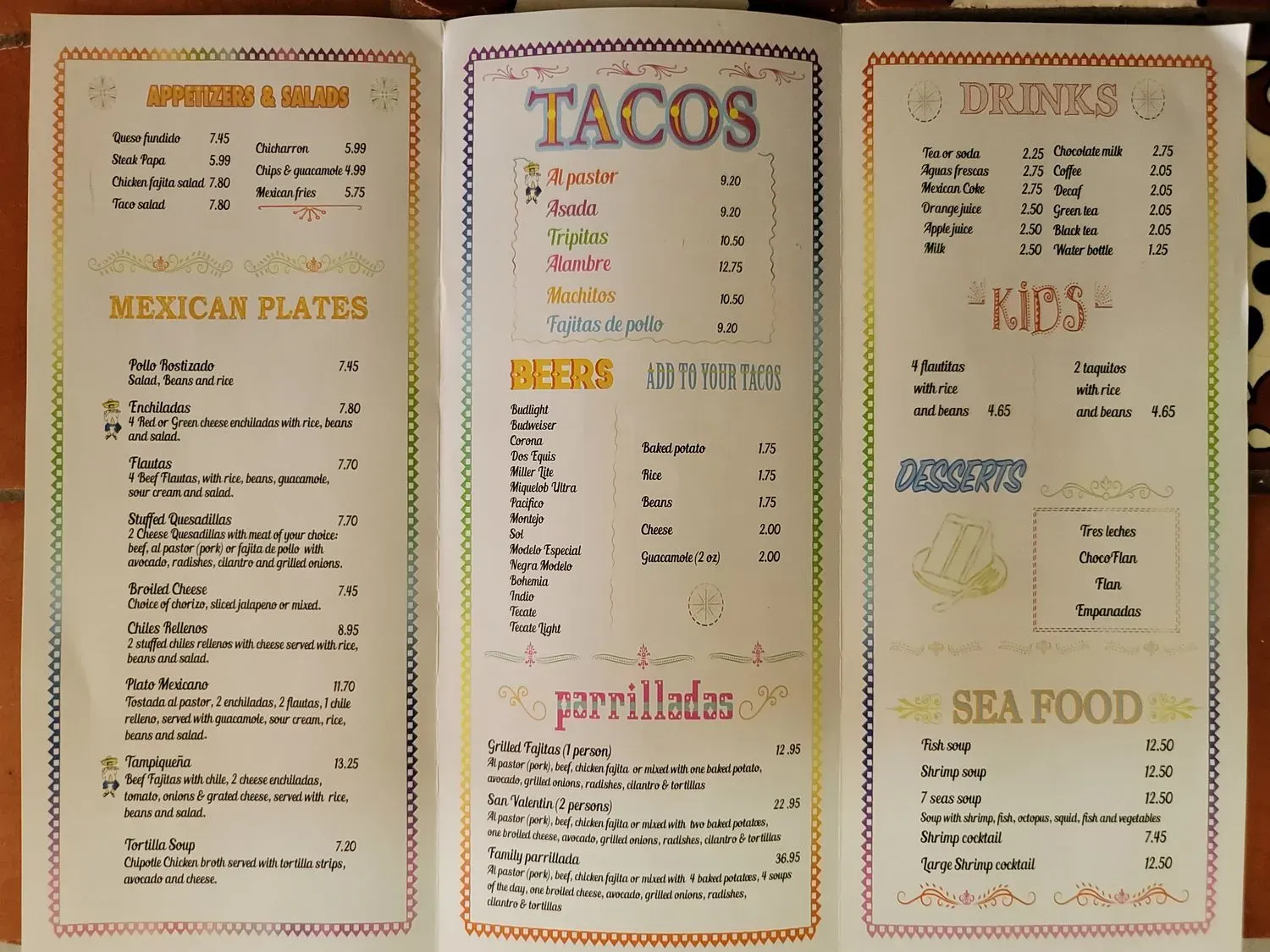 Menu 2