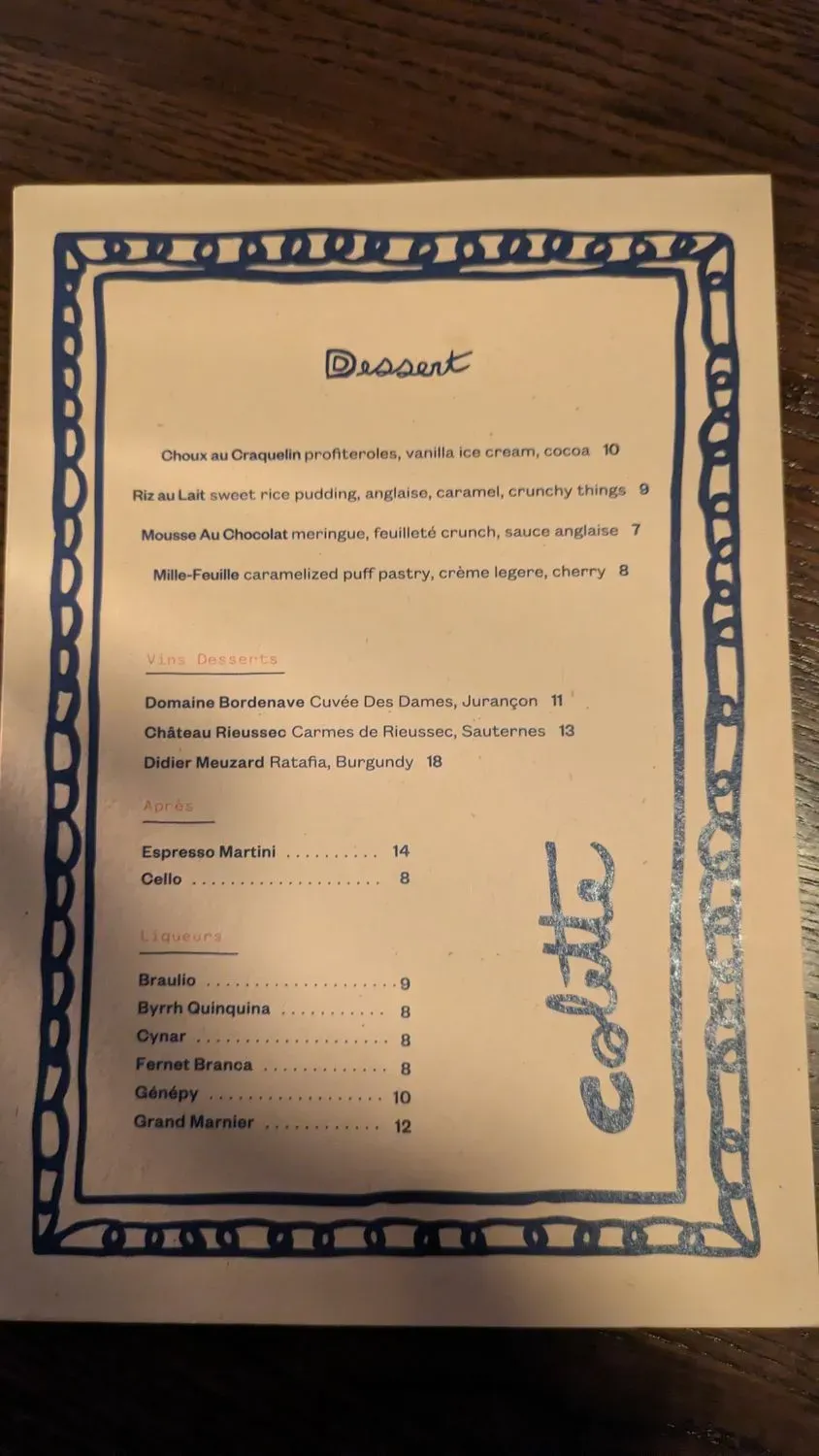 Menu 6