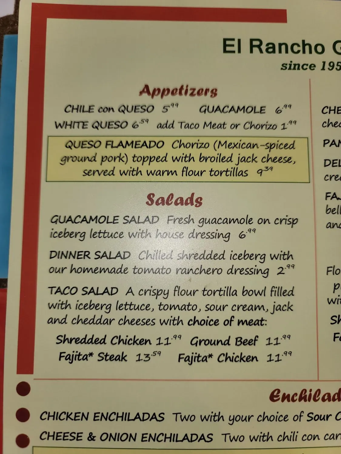 Menu 5