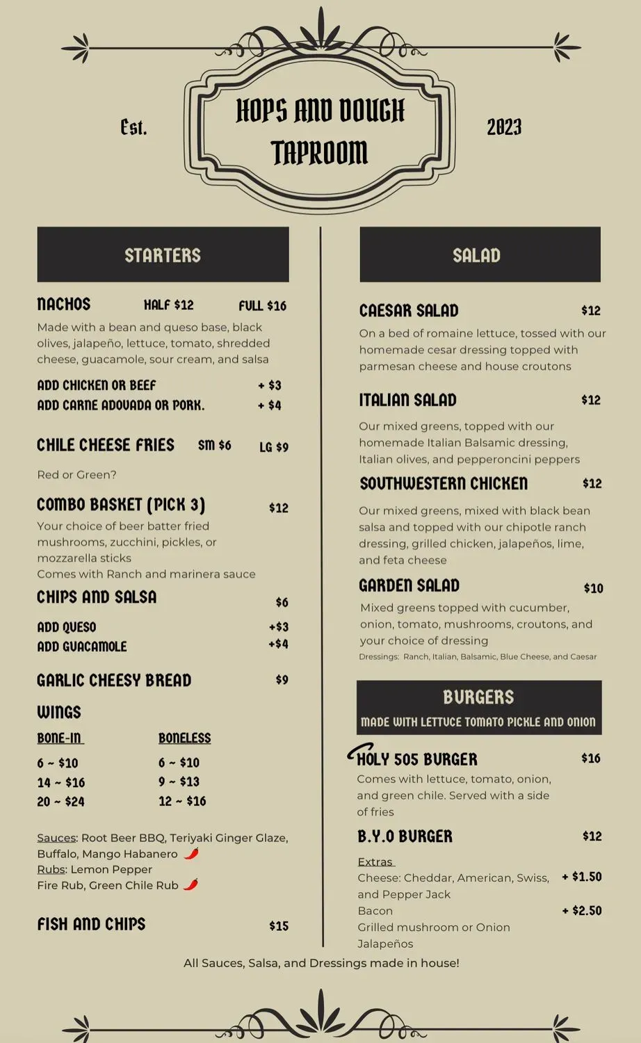 Menu 2