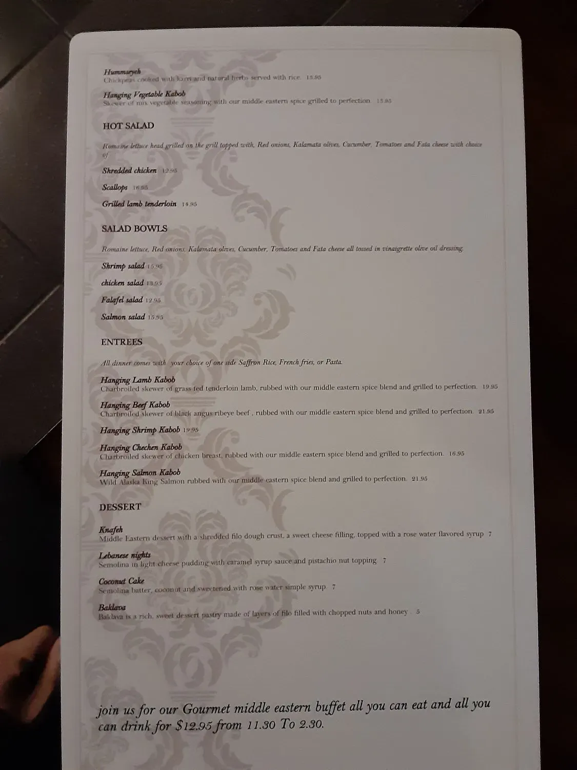 Menu 6