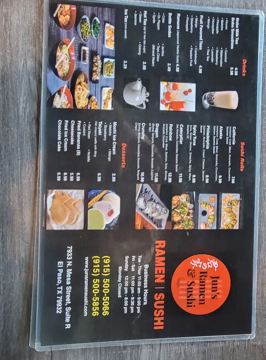 Menu 5