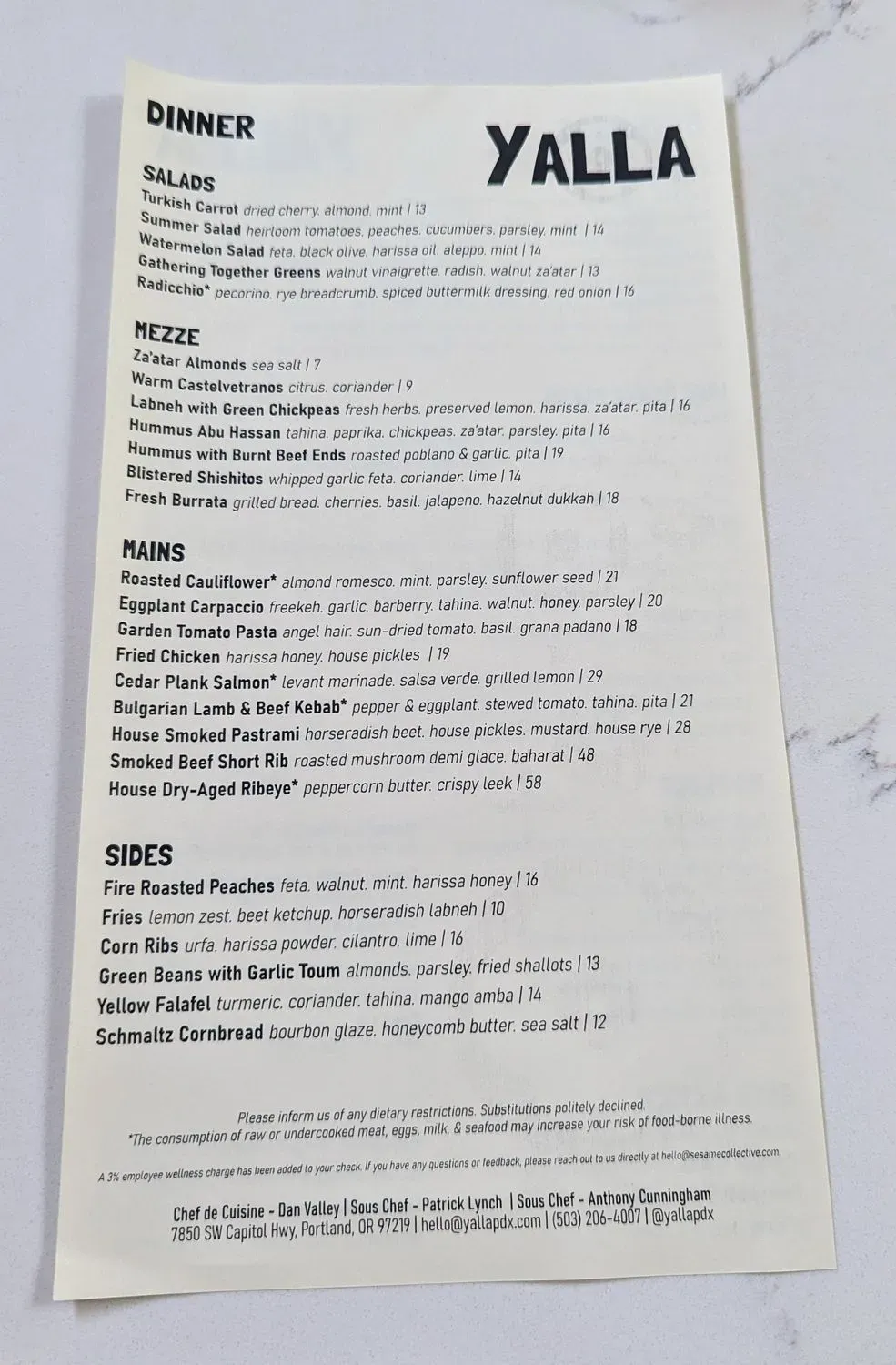 Menu 6