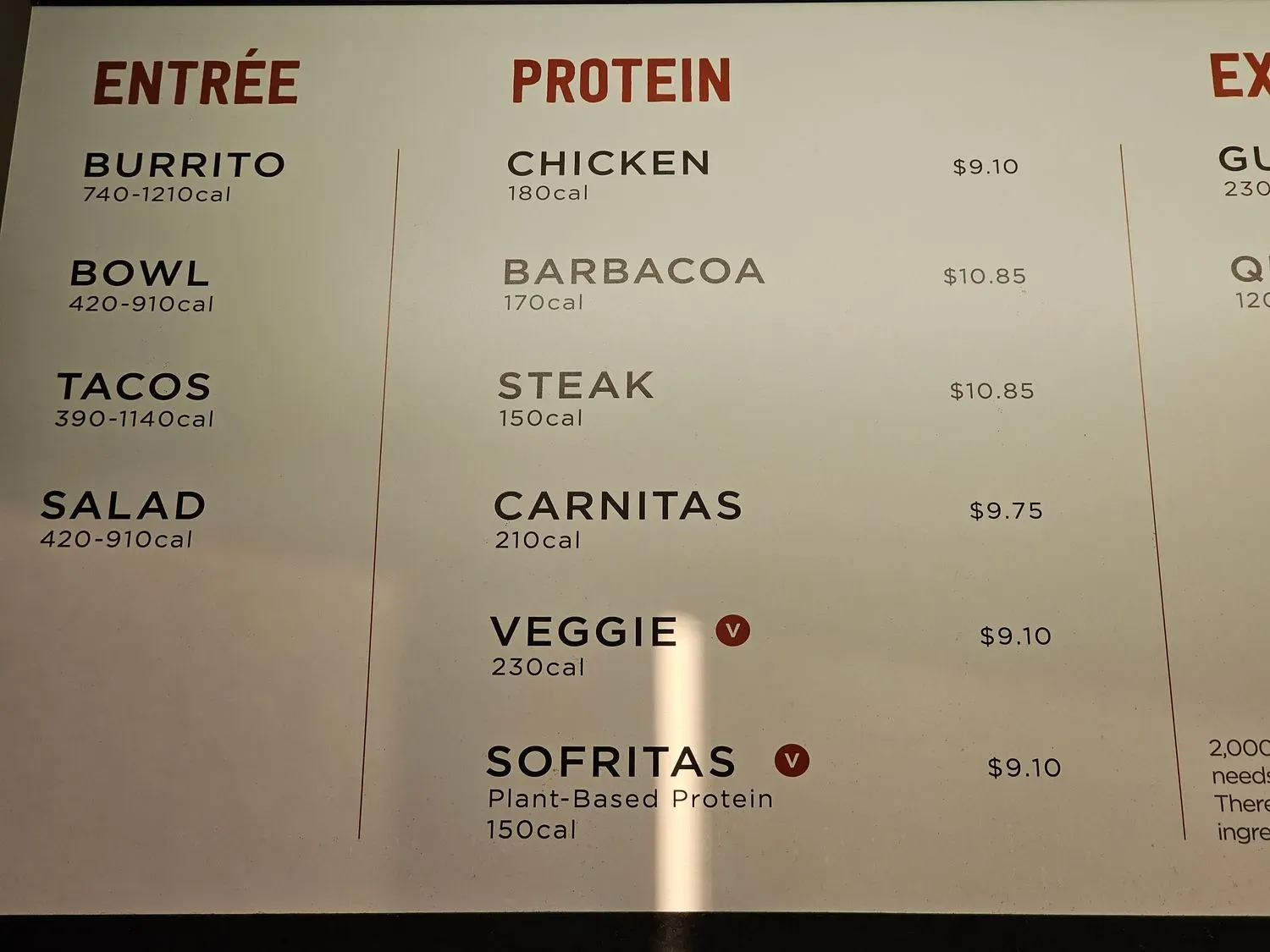 Chipotle Mexican Grill Menu - Updated October 2025
