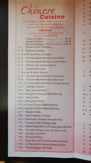 Menu 6