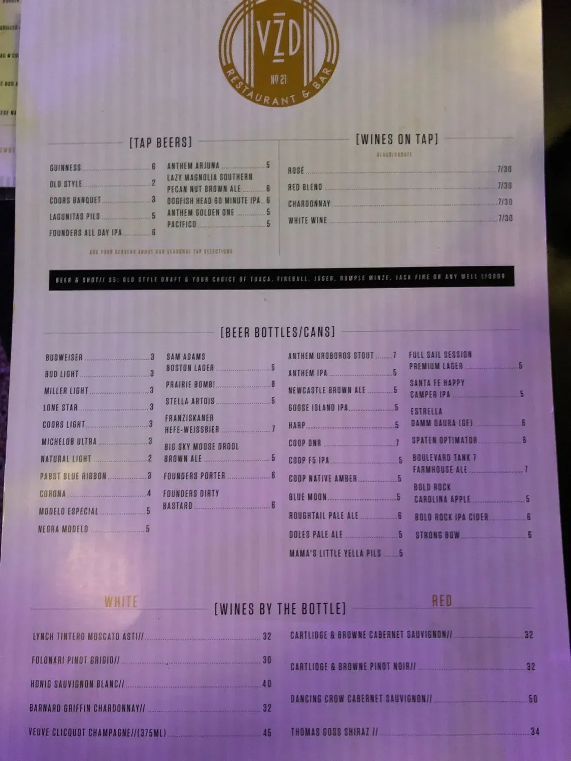 Menu 2