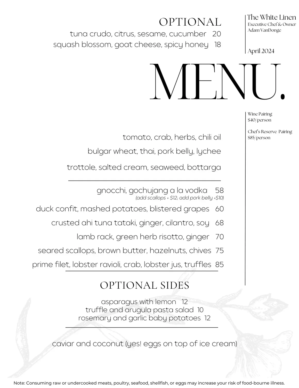 Menu 3