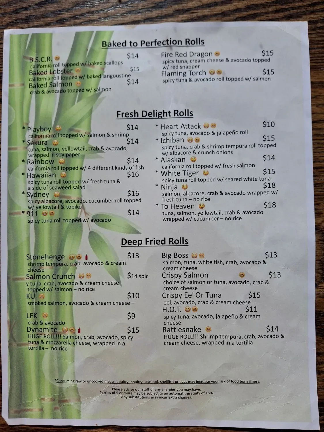 Menu 3