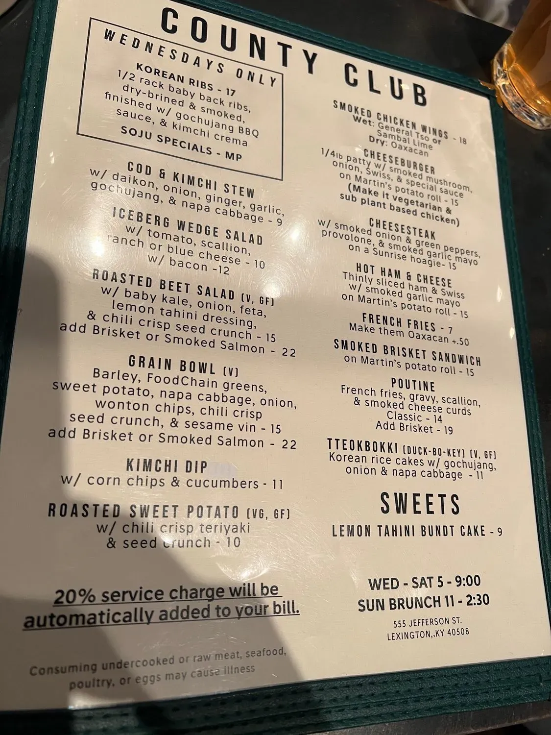 Menu 5