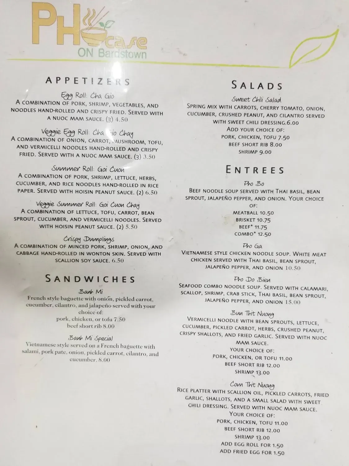 Menu 5