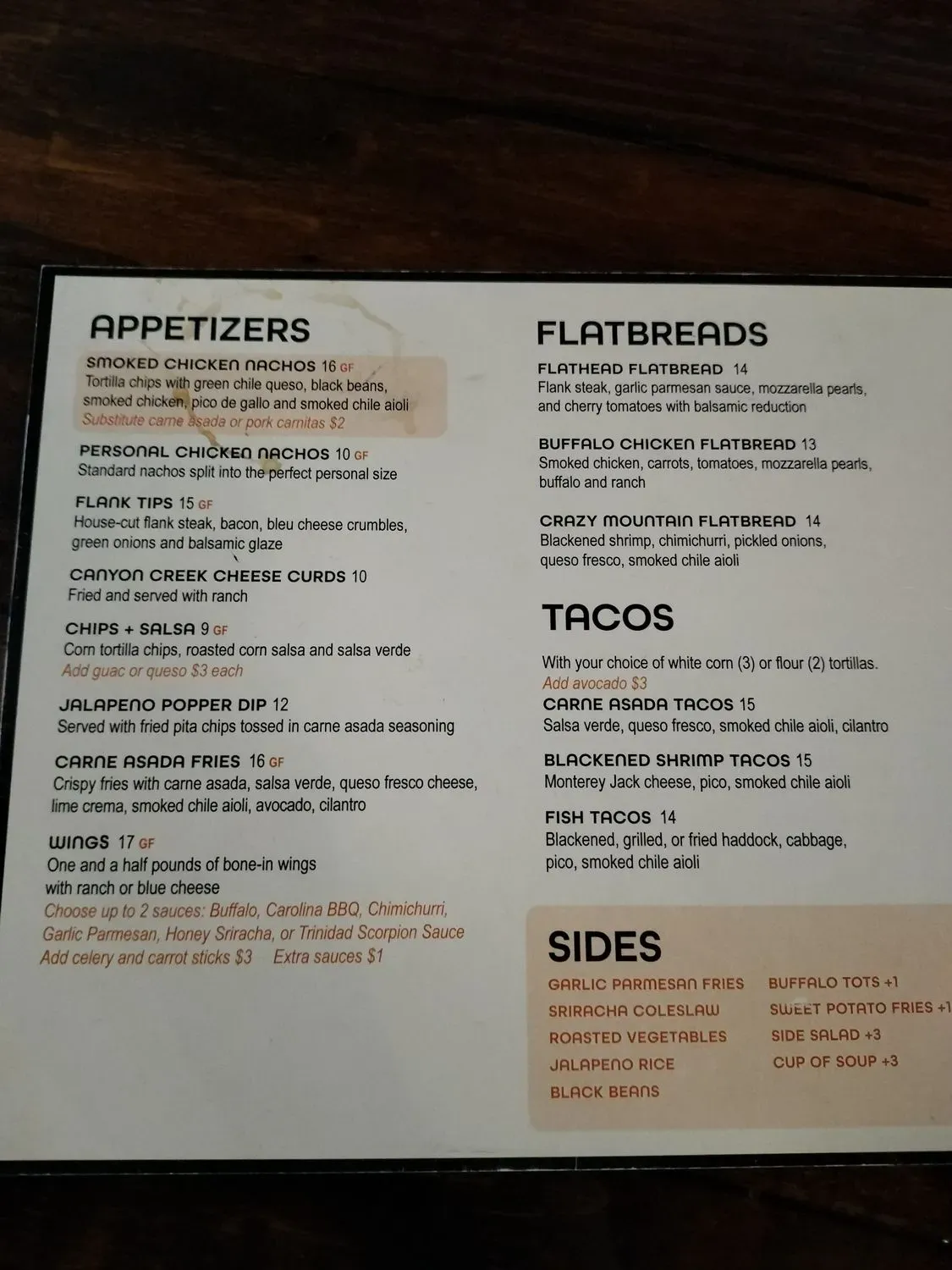 Menu 3