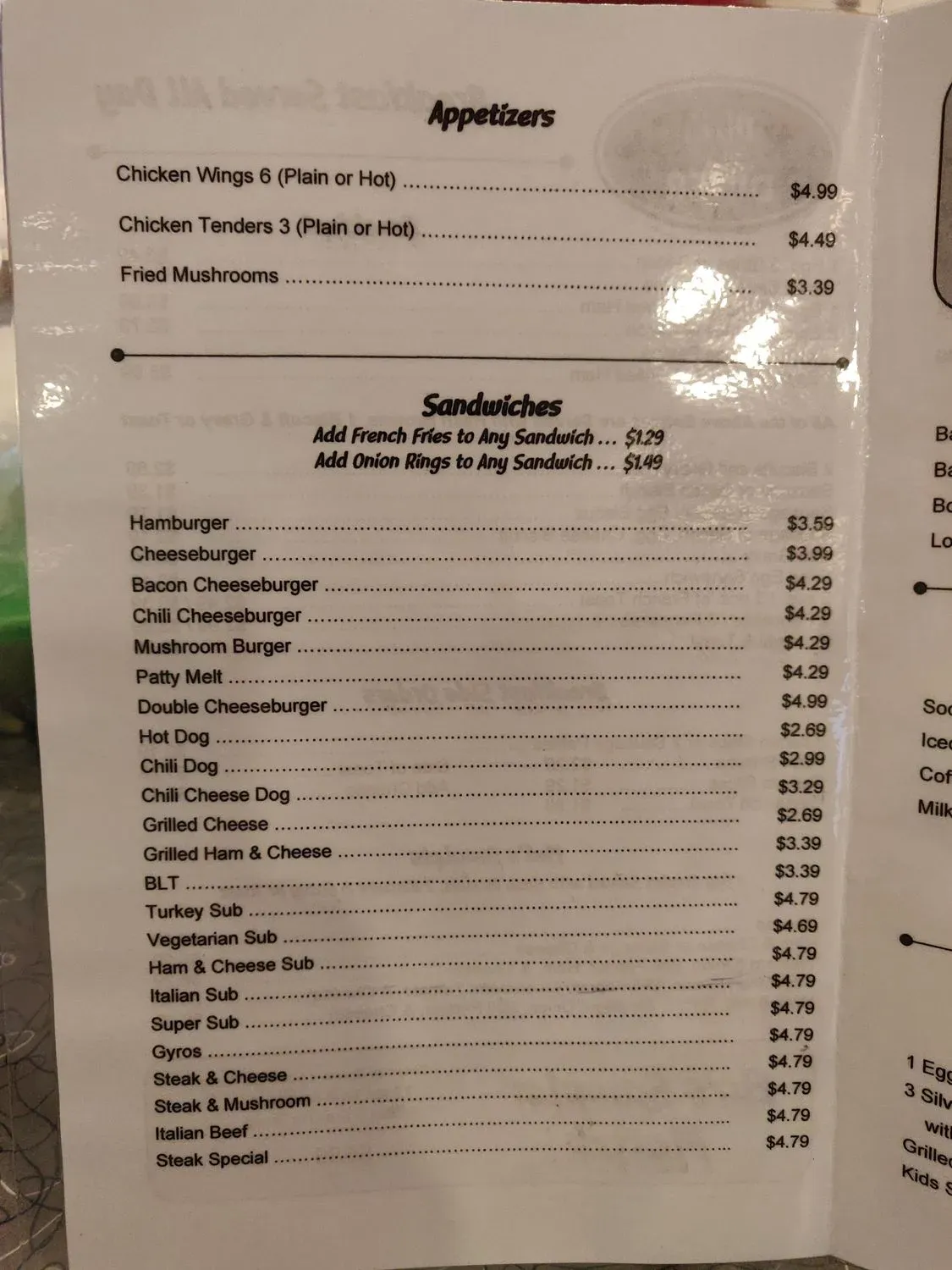 Menu 4