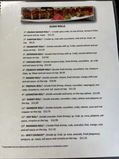 Menu 4