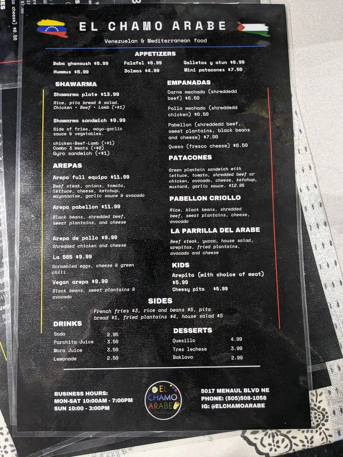 Menu 4