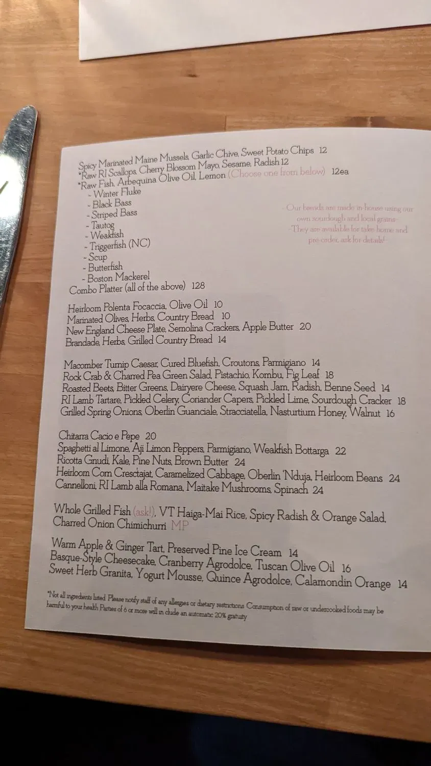 Menu 4