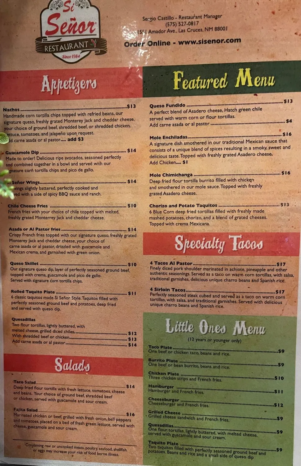 Menu 2
