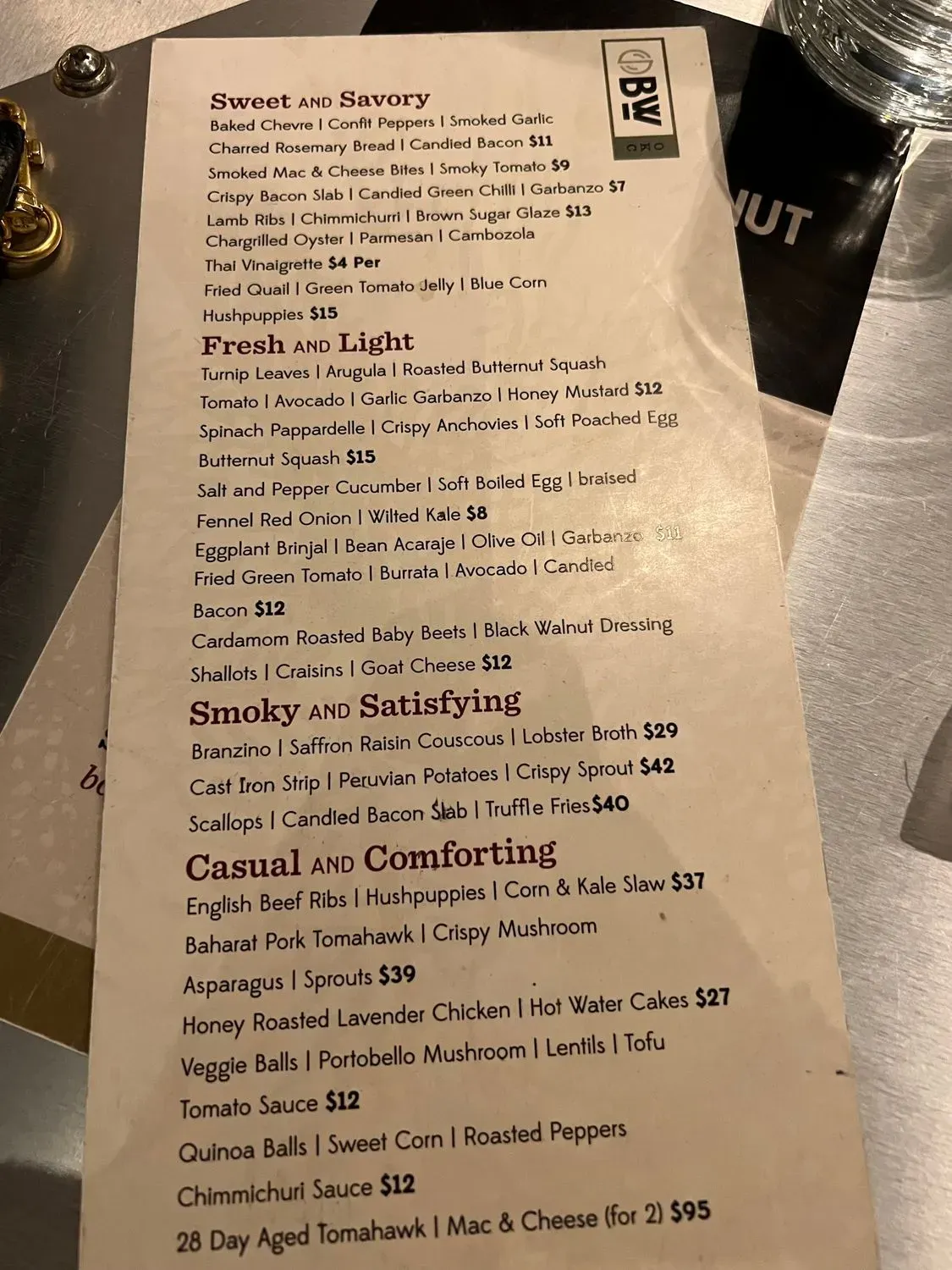 Menu 5