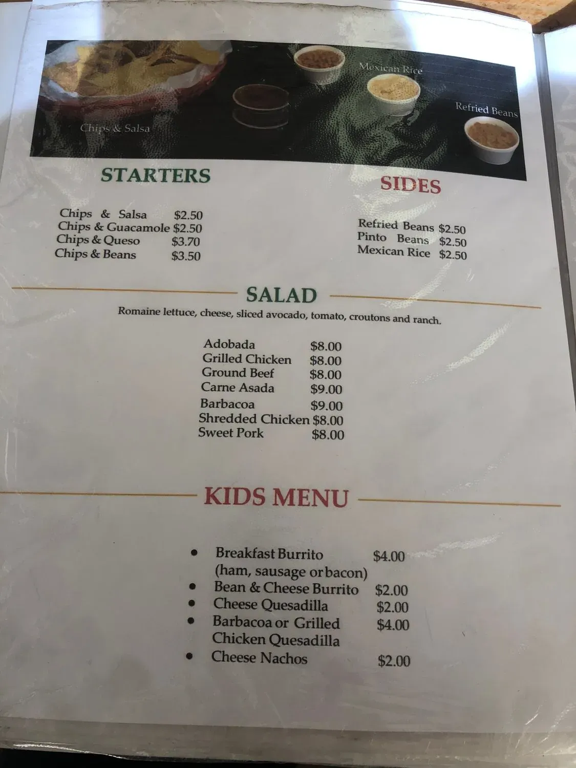 Menu 5