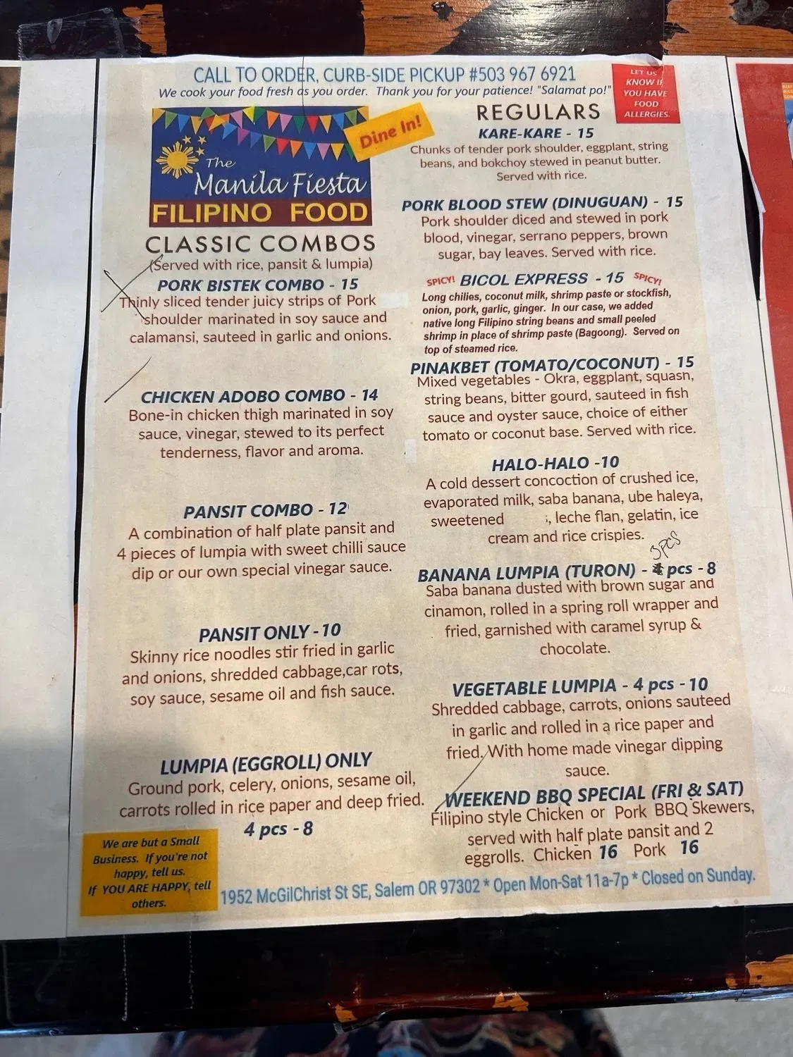 Menu 3