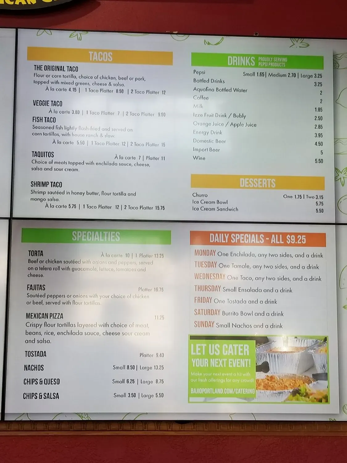 Menu 2