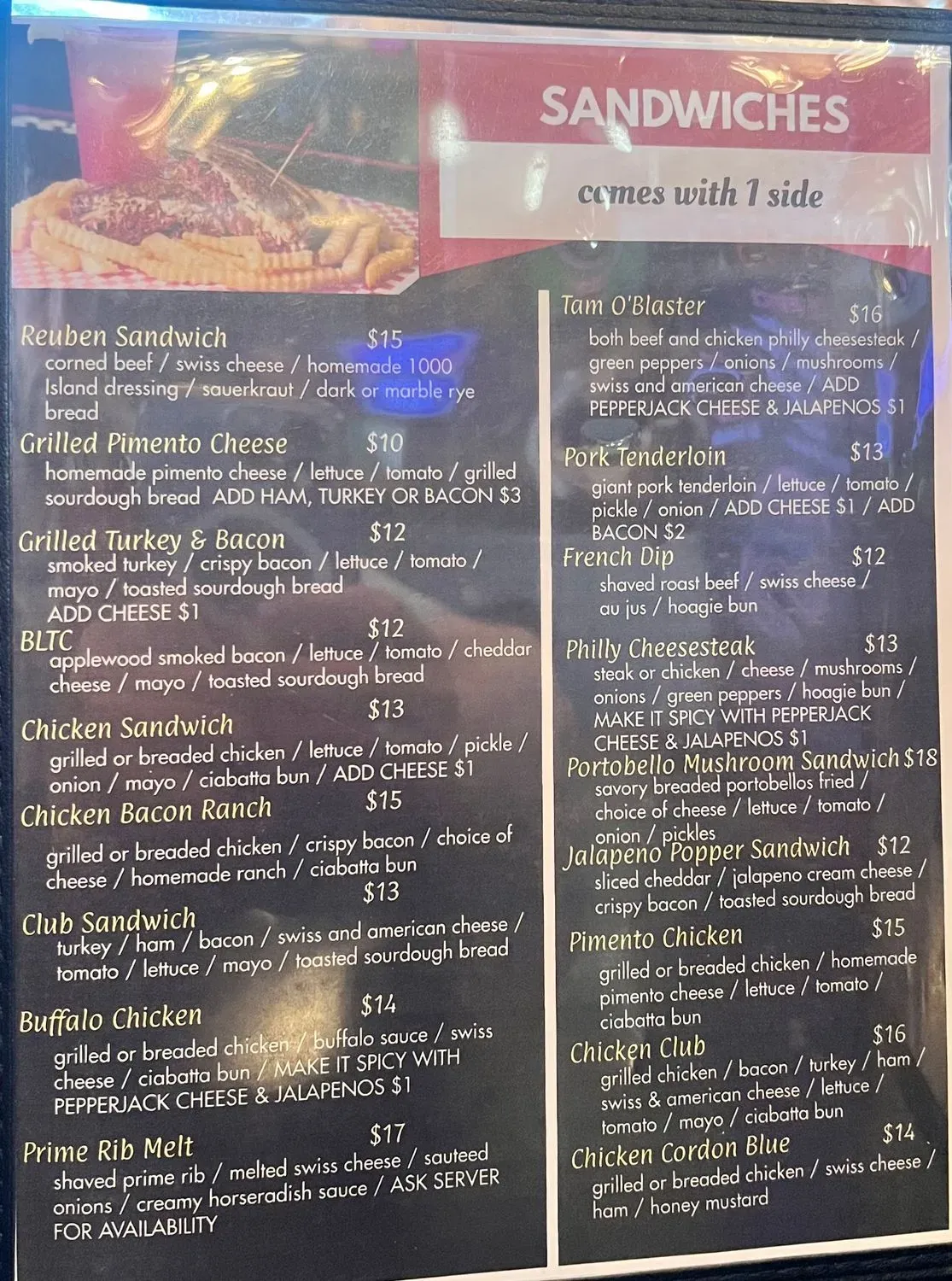 Menu 3